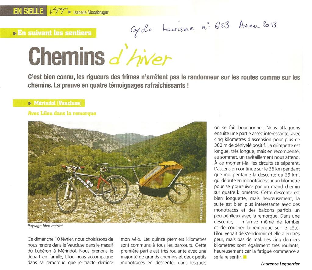 Article revue FFCT 623 avril 2013